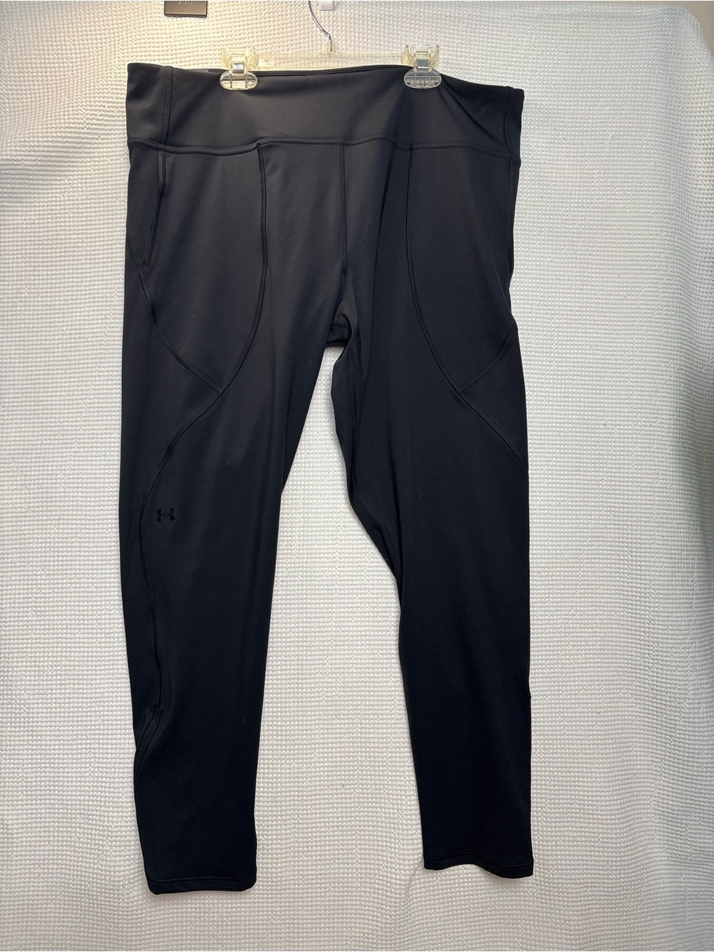 Under Armour Black Performance Leggings with Tonal Logo